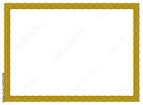 vintage frame with ornament, frame for a text and photo vector illustration