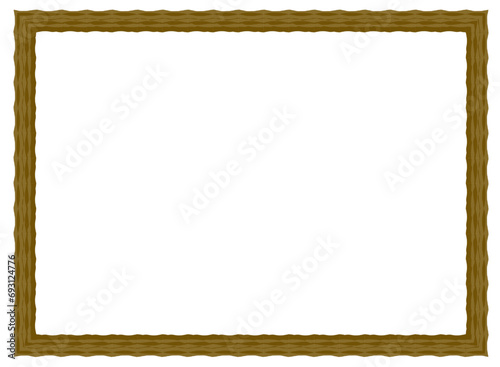 vintage frame with ornament, frame for a text and photo vector illustration
