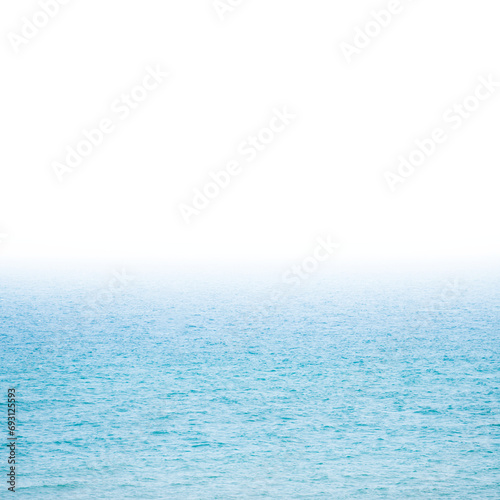Obraz na płótnie Blue sea water for your design in PNG isolated on transparent background w salonie