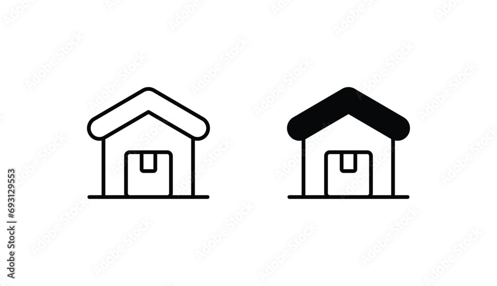 inventory icon design with white background stock illustration inventory icon design with white background stock illustration