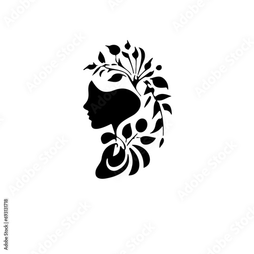 woman, silhouette, face, vector, beauty, illustration, head, hair, profile, flower, art, fashion, black, nature, lady, floral, design, tree, love, person, logo, shape, style, people, symbol, drawing, 