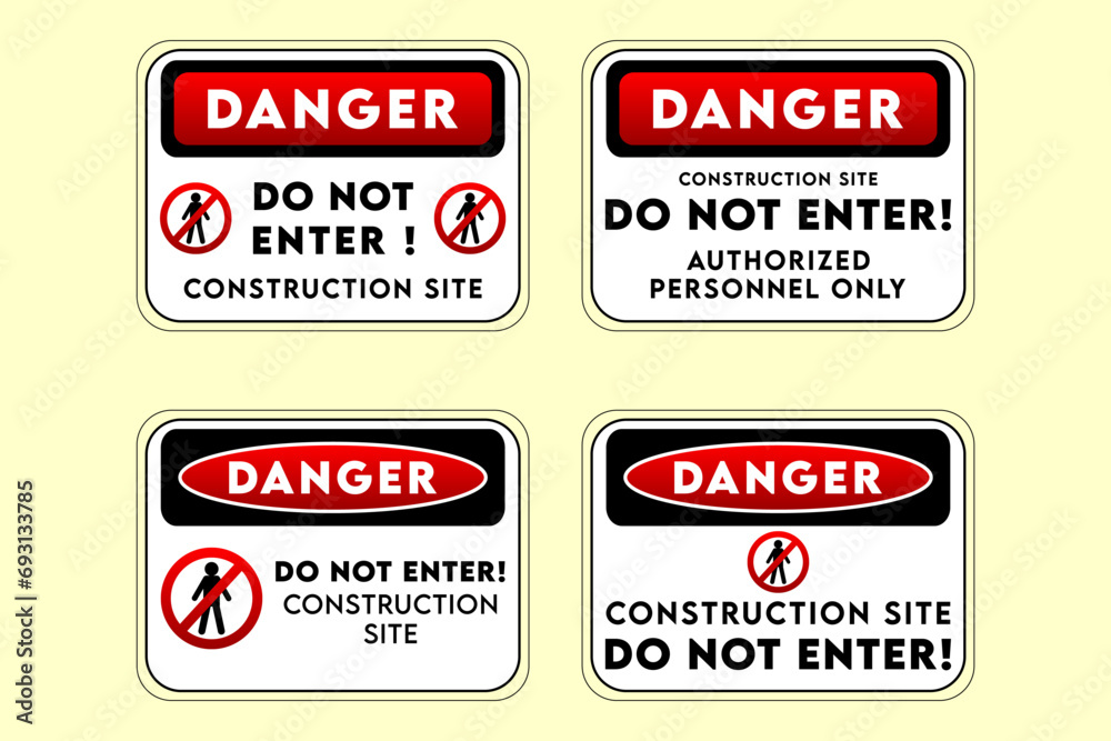 do not enter sign, no parking sign Stock Vector | Adobe Stock