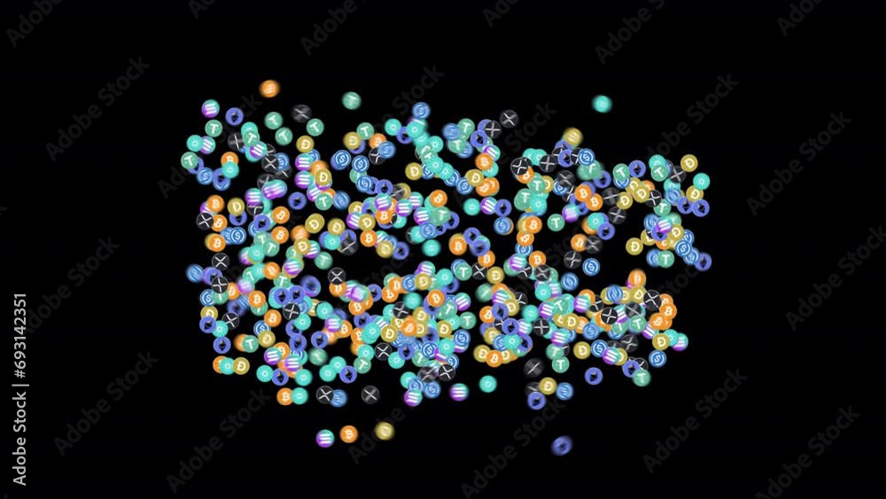 The Future of Blockchain: Transforming Industries Beyond Finance, Online Game Typography Overlay and Loop Animation The Future of Blockchain: Transforming Industries Beyond Finance, Online Game Typography Overlay and Loop Animation