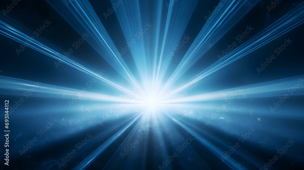 3D Render of Light Blue Light Rays. Abstract Background 3D Render of Light Blue Light Rays. Abstract Background