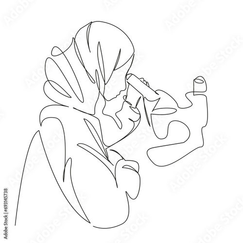 Muslim woman scientist
