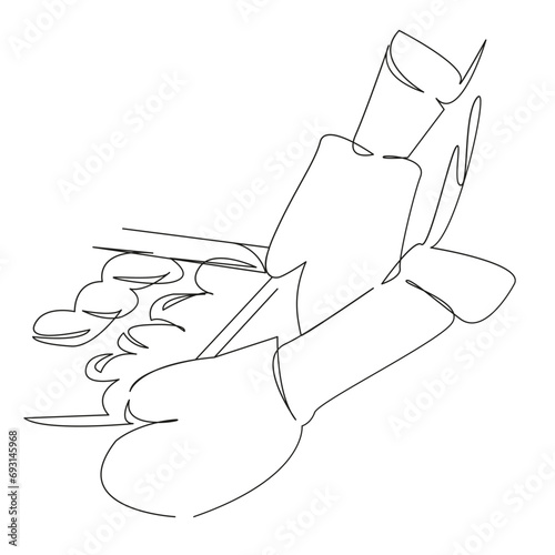 hands in mittens take cookies out of the oven