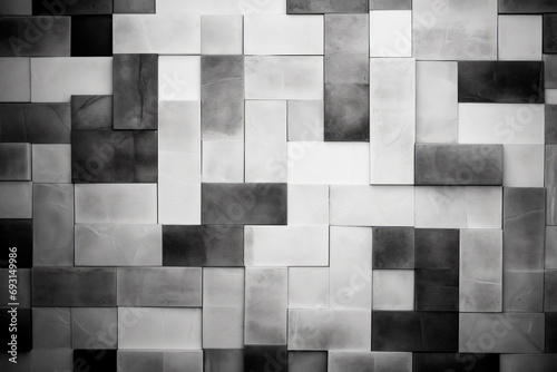 Fondo de azulejos estilo mosaico abstracto. photo