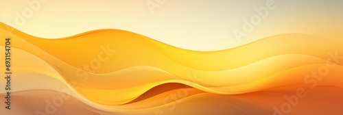  apricot yellow colored surrealistic abstract soft gradient wallpaper banner