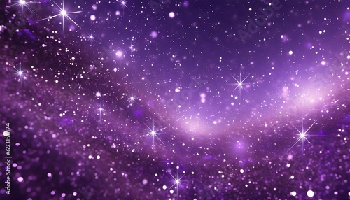 abstract purple starry universe 3d illustration © Wayne