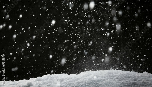 real falling snow on a black background for use as a texture layer in your project add as lighten layer in photoshop to add falling snow to any image adjust opacity to taste
