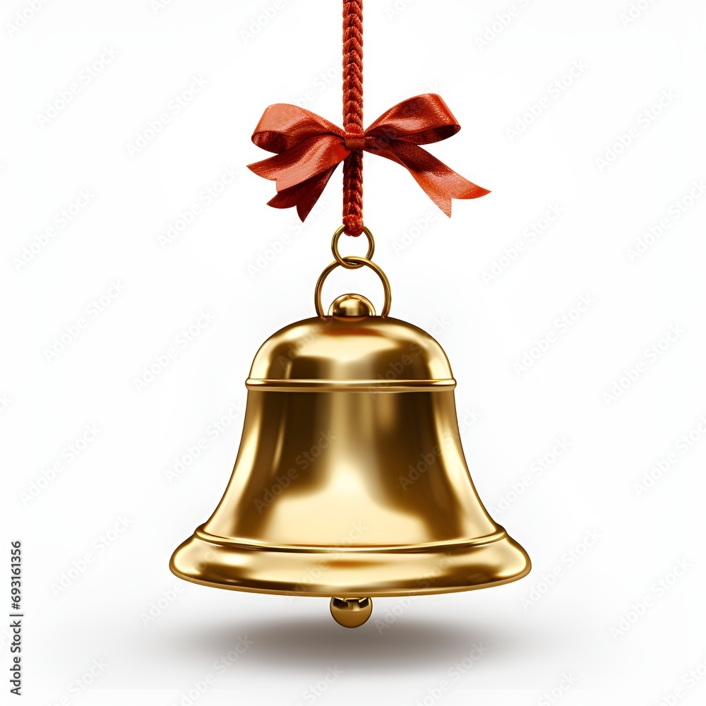 Etsy Golden Christmas Bell Template in Bronze Casting Style on White Background Etsy Golden Christmas Bell Template in Bronze Casting Style on White Background