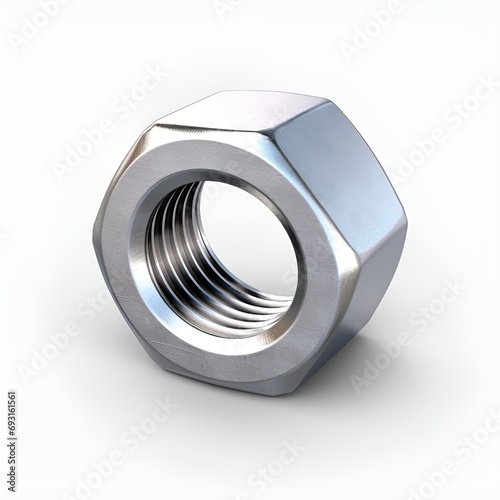 Transparent PNG of Threaded Hex Nut in the Style of John Lowrie Morrison photo