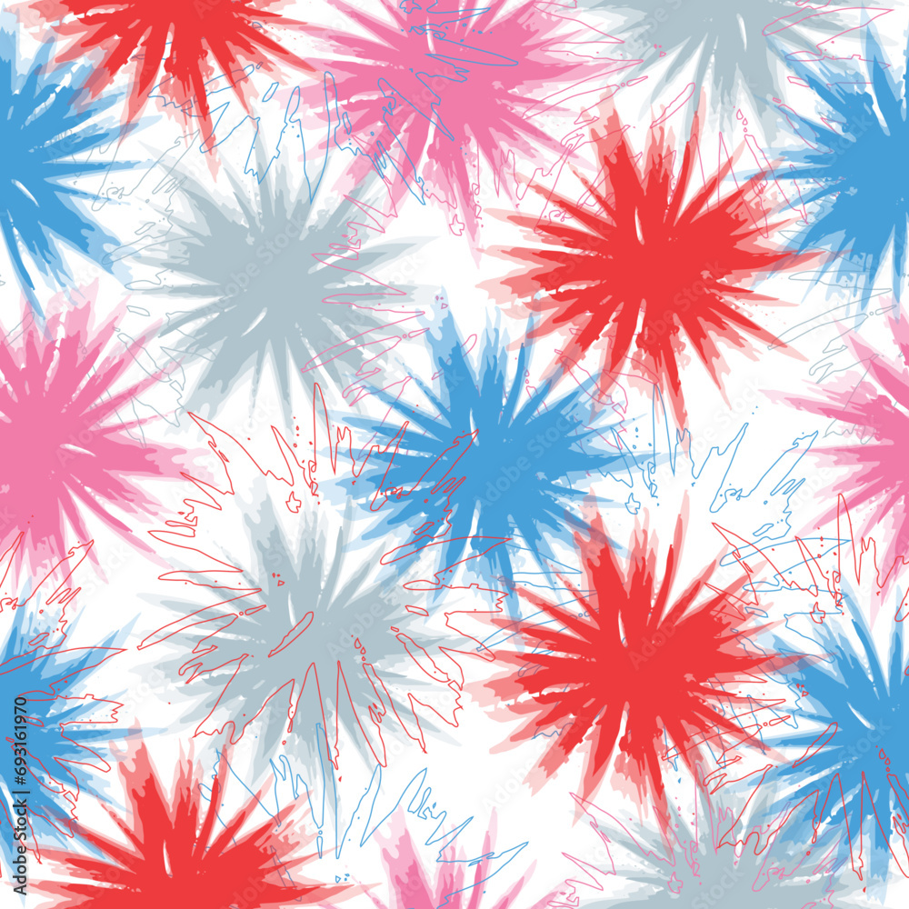 Collage contemporary seamless pattern. Collage contemporary seamless pattern.