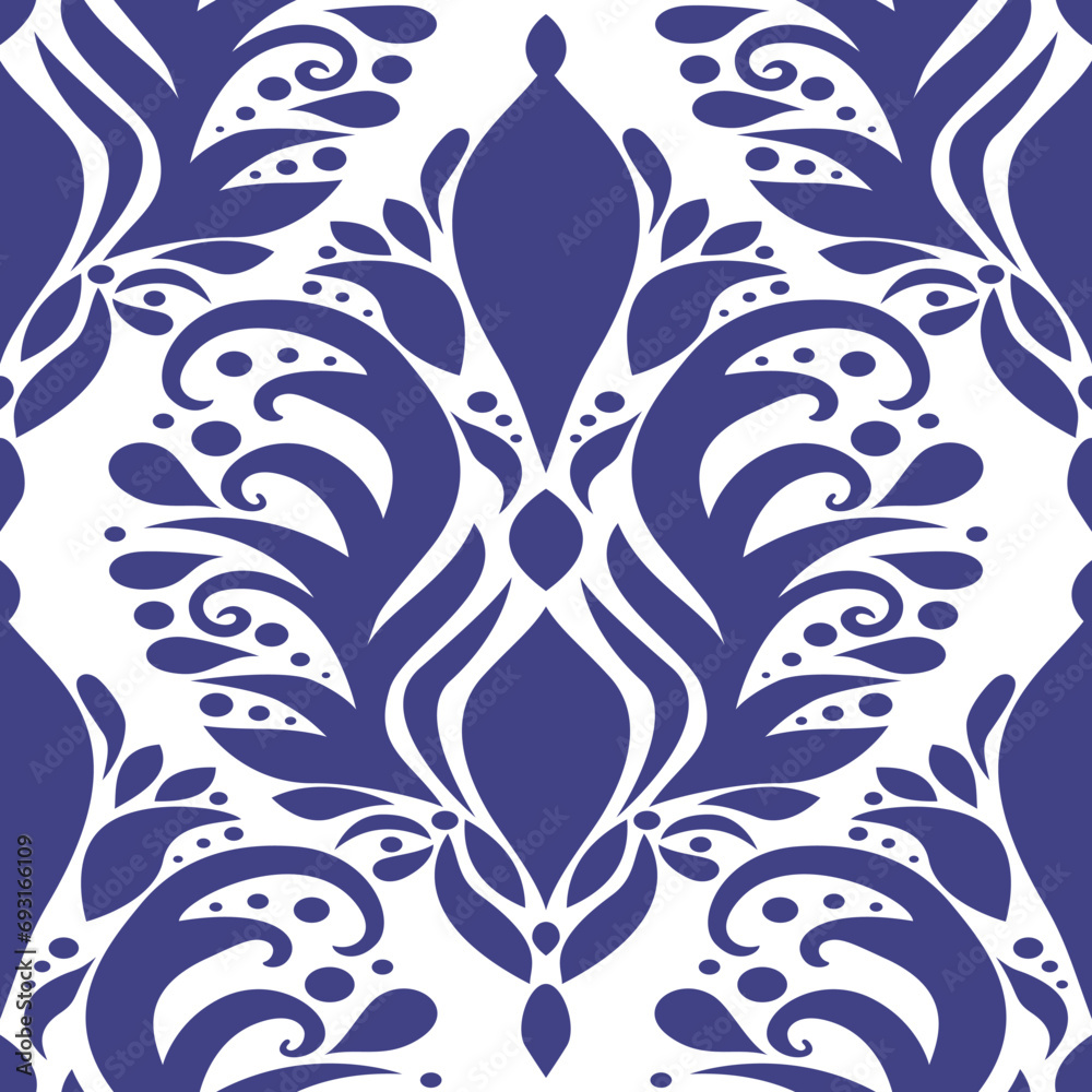 Obraz premium Indigo Abstract pattern