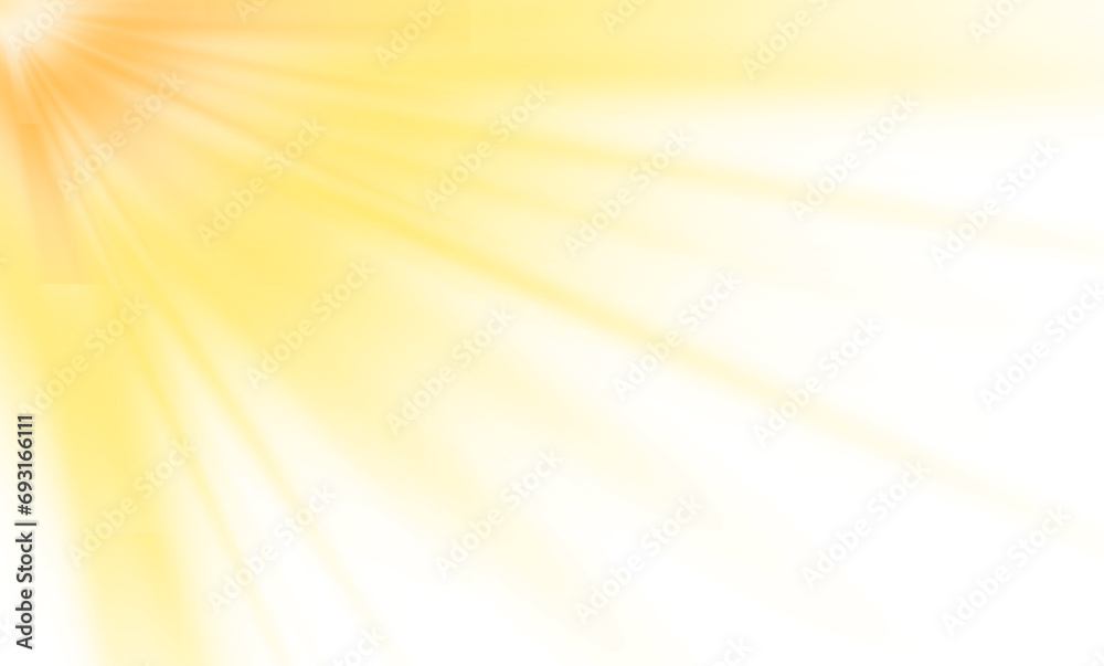 Transparent yellow sunlight special lens flash light effect. Front solar flare lenses. Glowing light effects. PNG. 