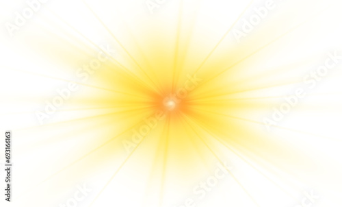 Bright lighting with spotlights. Royalty high-quality free stock of spotlights with glow effect isolated on black background. 