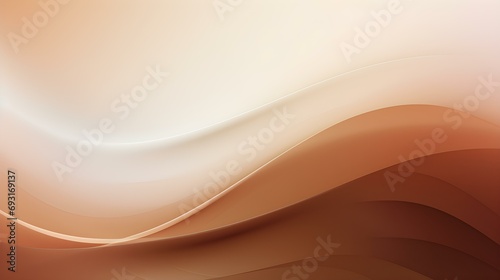 Gradient Background fading from Dark Brown to White. Professional Presentation Template