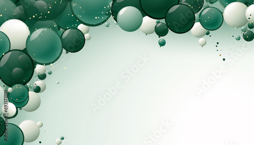 Concept decorative background with circles photo