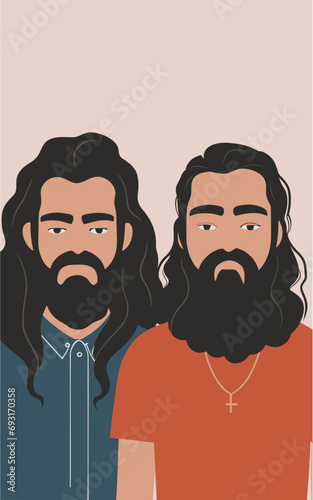 man with a beard