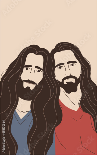 two people