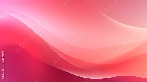Gradient Background fading from Hot Pink to White. Professional Presentation Template