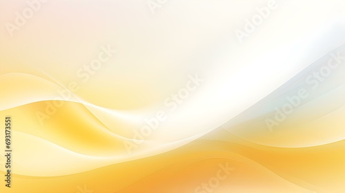Gradient Background fading from Light Yellow to White. Professional Presentation Template