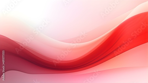 Gradient Background fading from Ruby to White. Professional Presentation Template