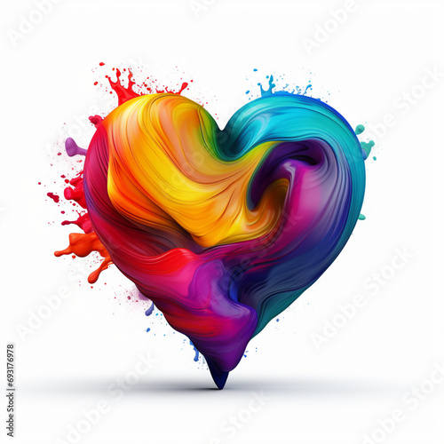 colorful heart