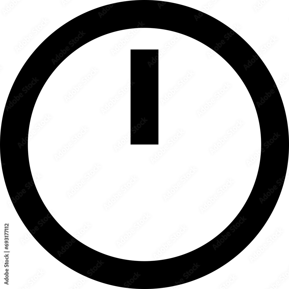 Round clock with arrow icon. Horizontal analog clock Round clock with arrow icon. Horizontal analog clock