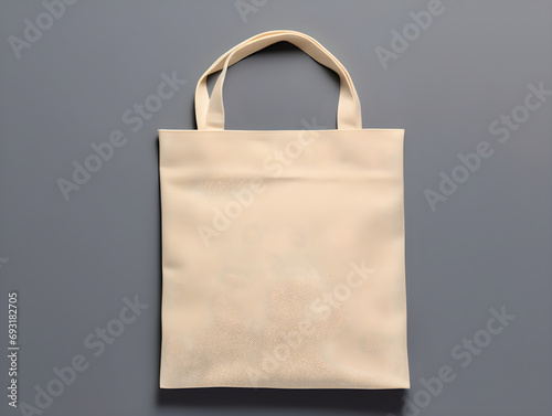 A mockup of a jute shopping bag, POD product template