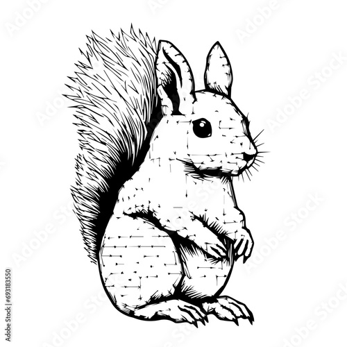 Squirrel Vector