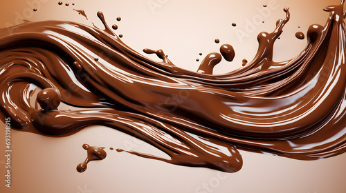 Melted Chocolate splash 
