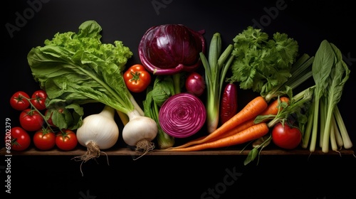  a table topped with lots of different types of veggies on top of a wooden table next to tomatoes, onions, lettuce, carrots, onions, and broccoli.