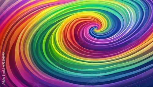 rainbow color swirly curvy liquid silky circular background waves bright color vivid rainbow wallpaper