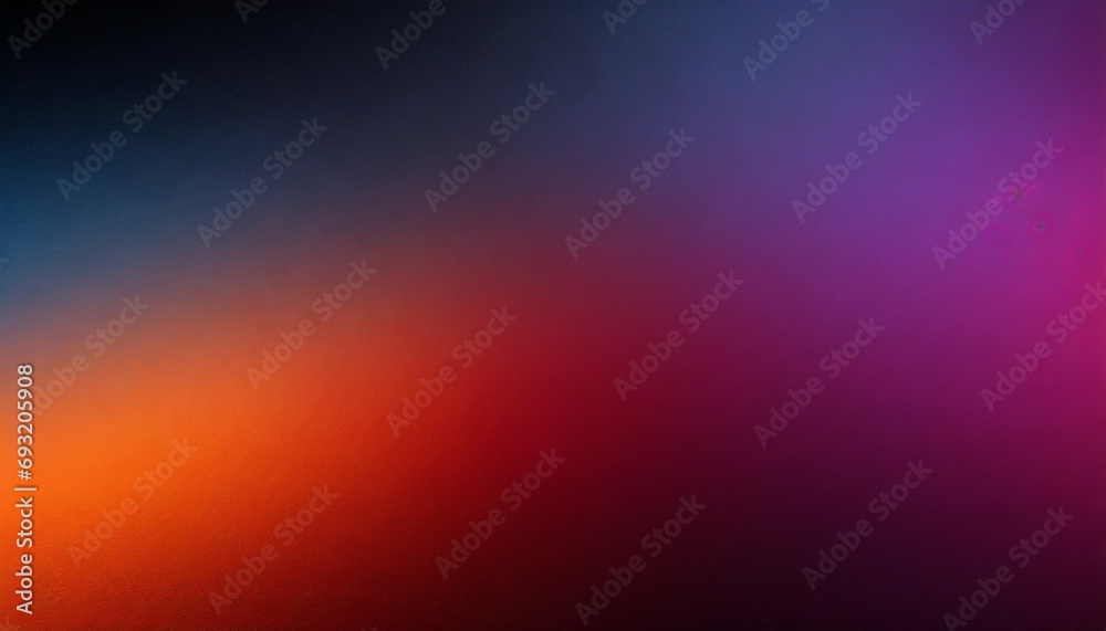 dark grainy color gradient background purple red orange blue black colors banner poster cover abstract design - obrazy, fototapety, plakaty 