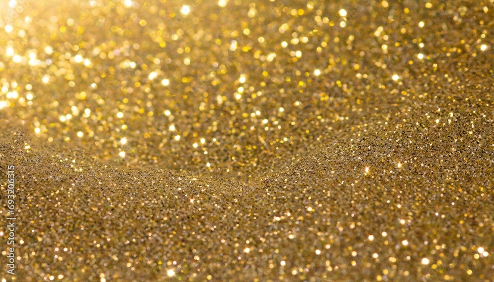 gold glitter festive background horizontal texture