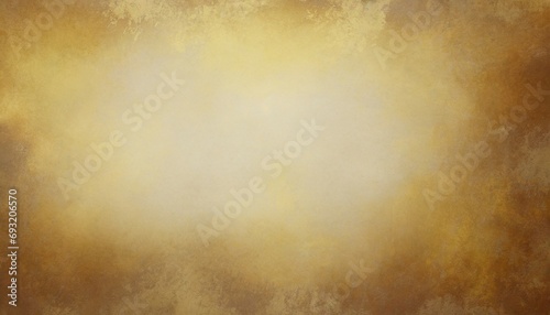 pale gold background with beige or cream center and old brown border in vintage distressed texture design