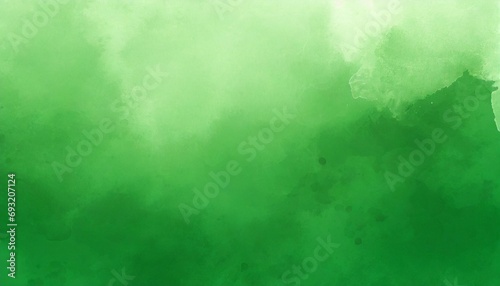 green watercolor background with white hazy sky with gradient painted texture and grunge in abstract design christmas green backgrounds or paper banner