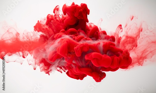 A Mysterious Red Substance Suspended in Mid-Air