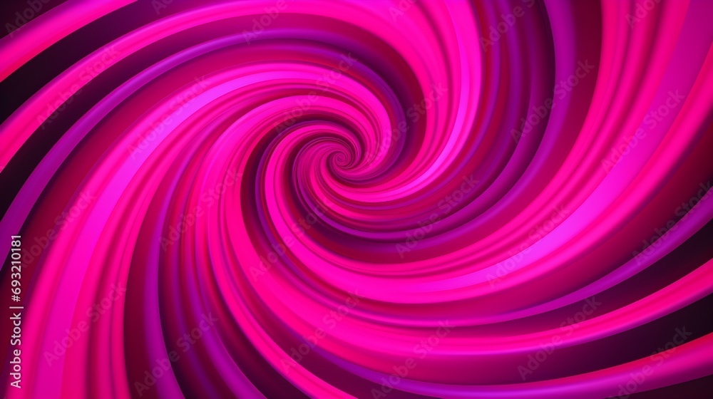 Obraz premium Hot Pink Psychedelic Spiral Pattern. Hypnotic Abstract Background