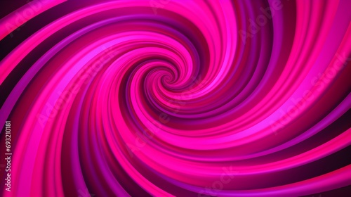 Hot Pink Psychedelic Spiral Pattern. Hypnotic Abstract Background © Florian