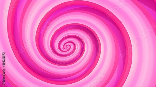 Pink Psychedelic Spiral Pattern. Hypnotic Abstract Background