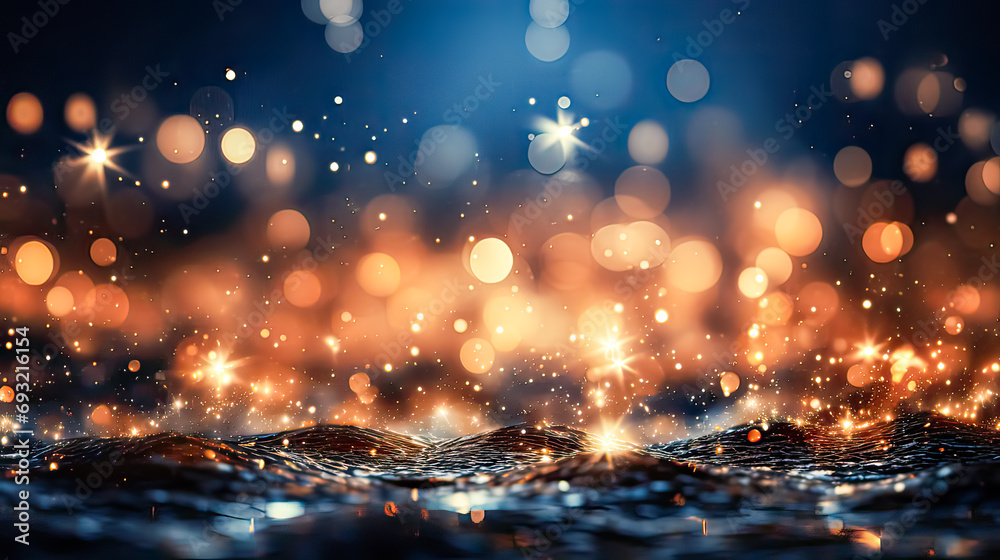 Crystal ambiance, Background adorned with bokeh crystals, a dazzling display of luminous elegance in this enchanting stock photo composition. Crystal ambiance, Background adorned with bokeh crystals, a dazzling display of luminous elegance in this enchanting stock photo composition.