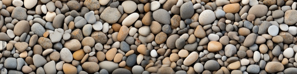 A pile of pebbles, perfect for construction or decoration. Generative AI. A pile of pebbles, perfect for construction or decoration. Generative AI.