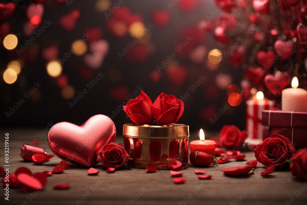 happy valentines day romantic celebration