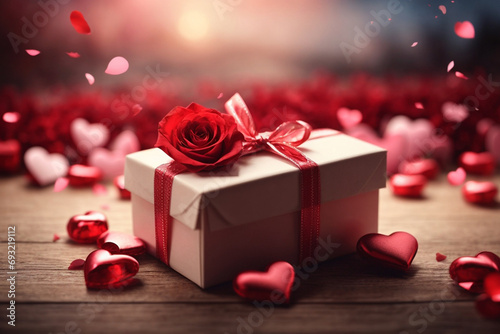 gift box & romantic celebration