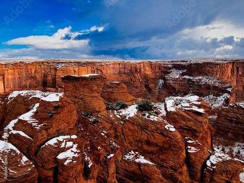 Canyon de Chelly is located in state of Arizona. Anasazi lost civilization , now is  Navajo land.