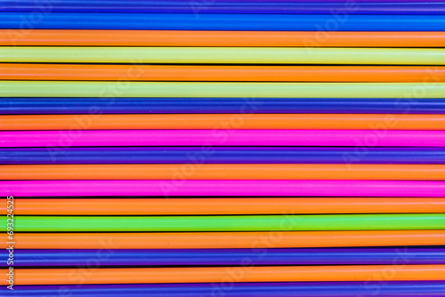 Straws in color