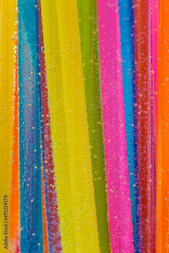 Straws in color