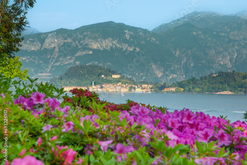 View across Lake Como